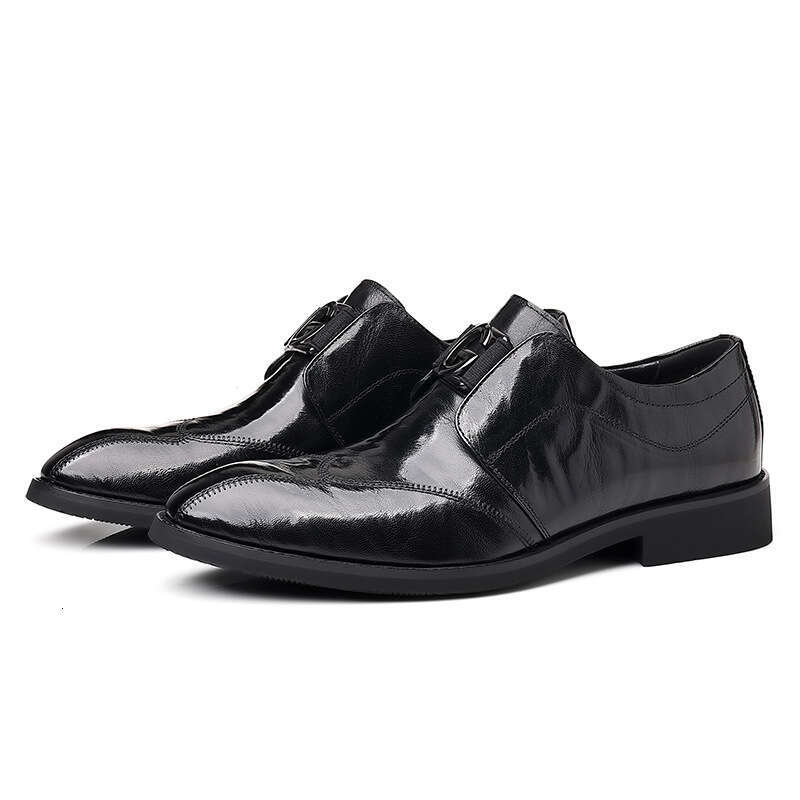 New Handmade for Men Business Formal Genuine Leather British Casual High-end Slip-on Sheepskin Men's Shoes