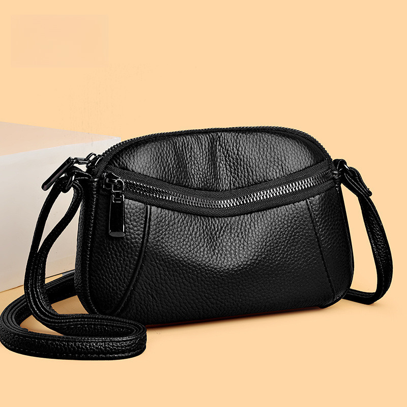 Top Brand High Quality New Style Top Layer Cowhide Women's Bag High-end New Crossbody Bag Versatile Fashion Simple Shoulder Bag Bags New Free Del