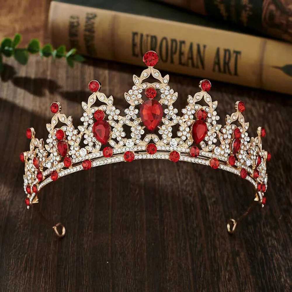 3pcs/set Crystal Bridal Tiara And Crown Earrings Necklace Jewelry Set For Women Princess Girls Jeweled Wedding Tiara For Bride Z250605