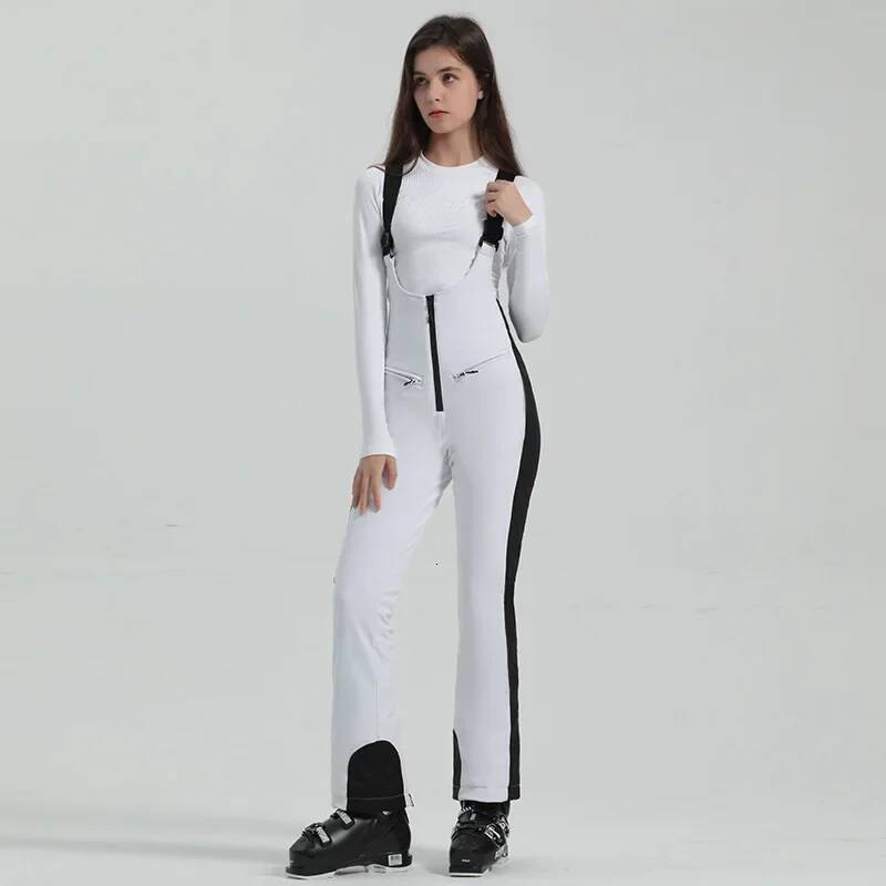 Ddmyoutdoor Winter Skiing Pants Woman High Elastic Snow Jumpsuits Mountain Windproof Trousers Outdoor Snowboard Sport Female Overalls Jogging Suit