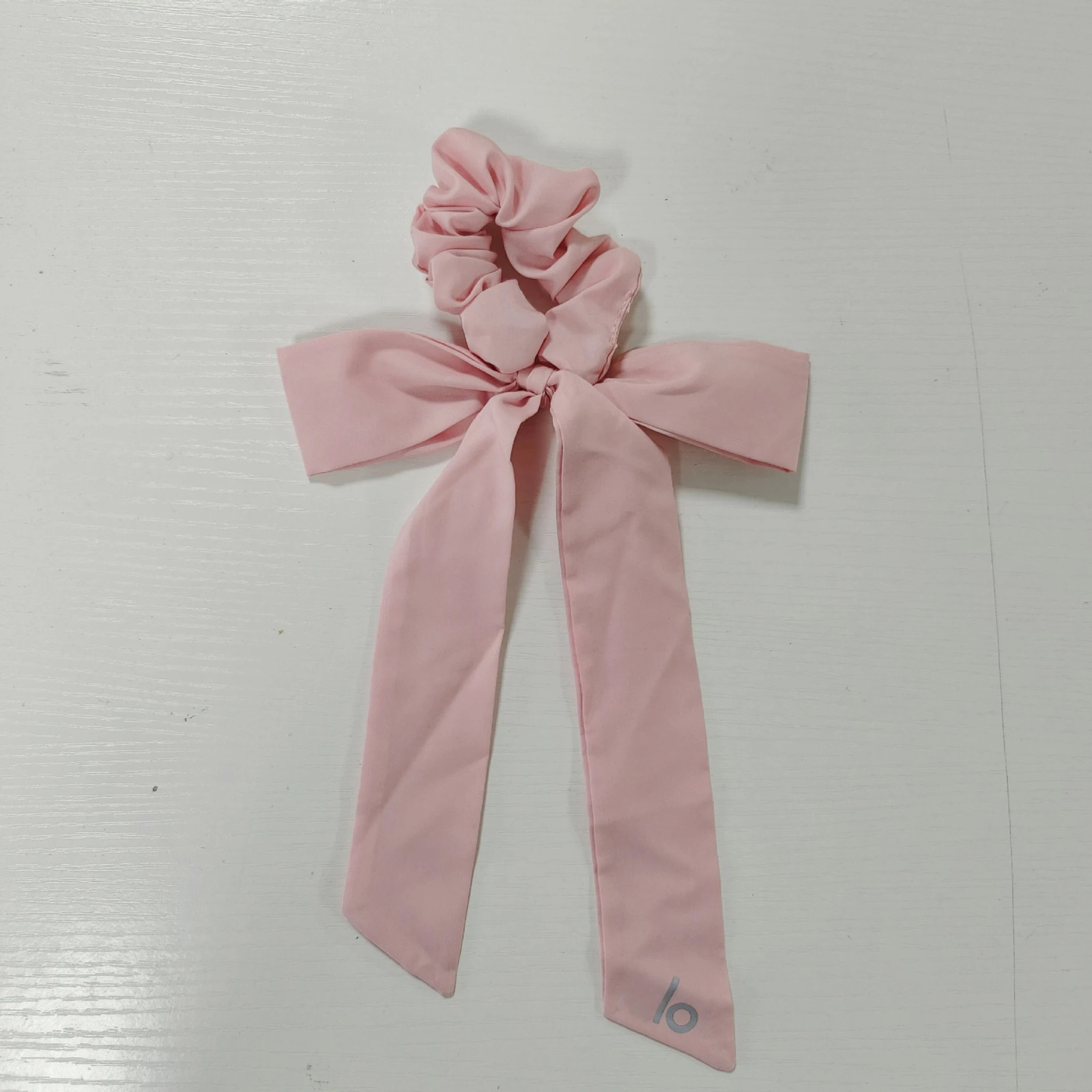 LO Love Knots Tie Scrunchie Elegant Solid Color Yoga Fashion Hair Accessories Womens Bow Fixed Ponytail Sports Headband 250529