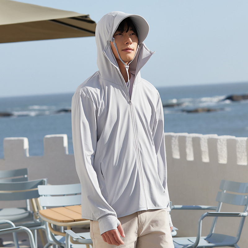 Ddmyoutdoor Mountain Climbers Sun Protection Summer UV Resistant Skin Clothing Men S Comfortable And Breathable Detachable Brim Fishing Jogging Suit