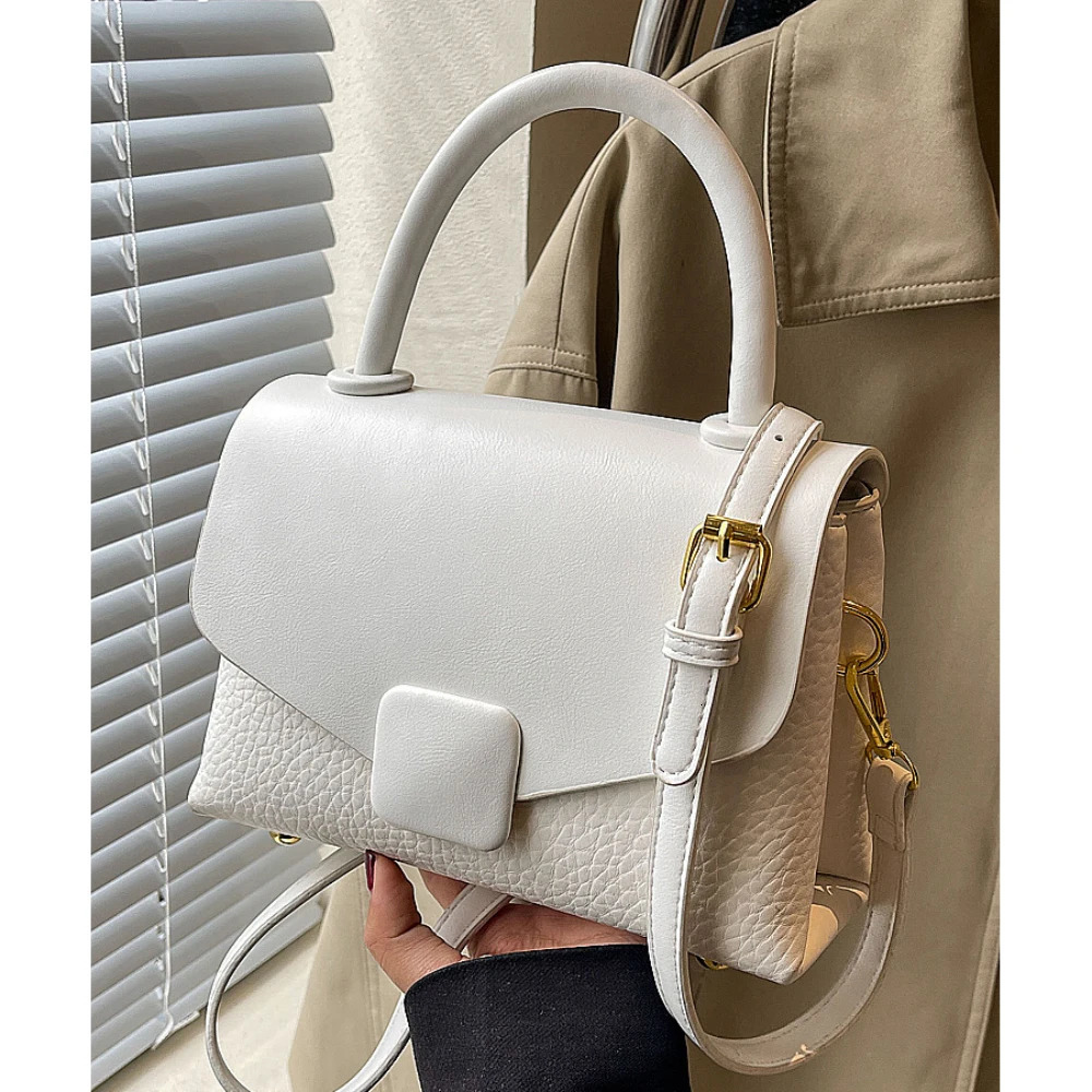 Fashion Crossbody Bag for Women Korean Style Buckle Zipper High-Grade Single Shoulder Bags Daily Phone Working Commute Packs 250605