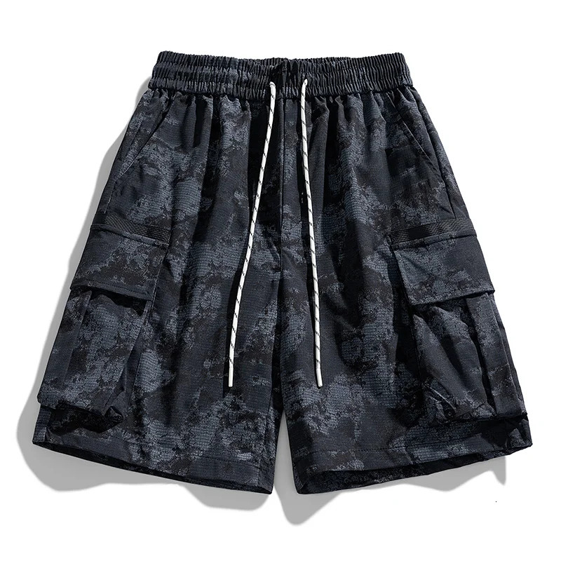 Camouflage Mens Shorts Quick Dry Bermuda Male Multi Pockets 8xl 7xl Summer Army Green Large Plus Sport Cargo Breeches 250530