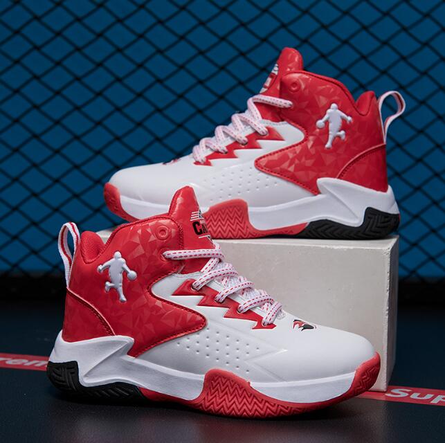 Children's basketball sneaker shoes for men in spring and summer new outdoor sports shoes for boys primary school students middle and large leath