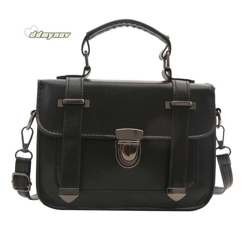 Niche British Style Handbag Small Square for Women 2025 New Versatile High-end Fashion Single Shoulder Crossbody Bag ddmynov