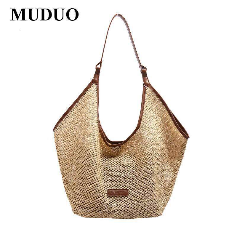 2025 Handbag Women's New Commuter All-Fit Shoulder Bag Braided Tote Bag Fashion Casual High Appearance Level