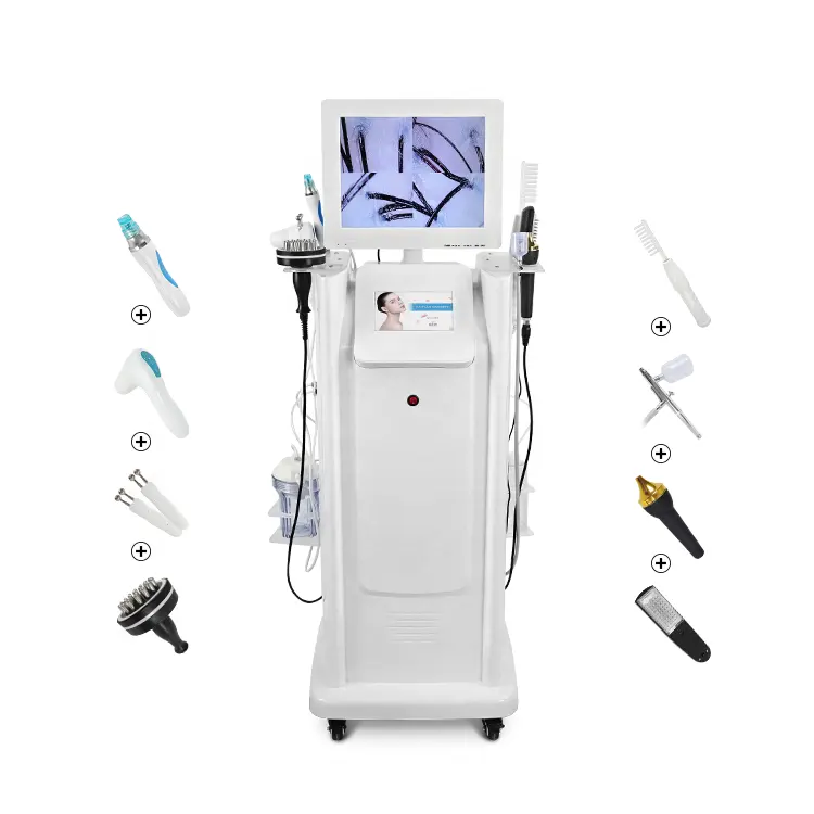 HD 3D Portable Scalp Scanner Detector 8 in 1 Scalp Analyzer Hair Diagnosis Hair Loss Treatment Scalp Massage Hair Regrowth Devices Hair Care