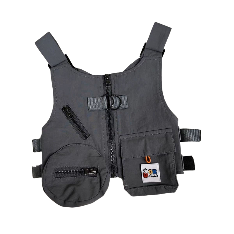 Dog Harness Vests for Small Dog, No Pull Small Dog Vest Harness Breathable Workwear Dog Tank Top with Multiple Pockets, Harness for Walking Hiking Tra