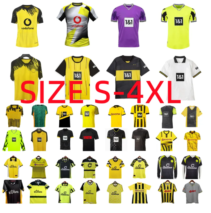 1995 1996 1997 98 99 2000 01 02 Retro dortmund Soccer Jerseys 2024 2025 2026 Lewandowski REUS METZELDER DEDE MOLLER AMOROSO ROSICKY BOBIC Classic adult Football shirt