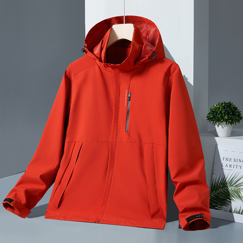 Ddmyoutdoor Men S Windbreaker New Casual Spring And Autumn Breathable Waterproof Outdoor Fishing Anti Detachable Hat Sports Jacket Jogging Suit