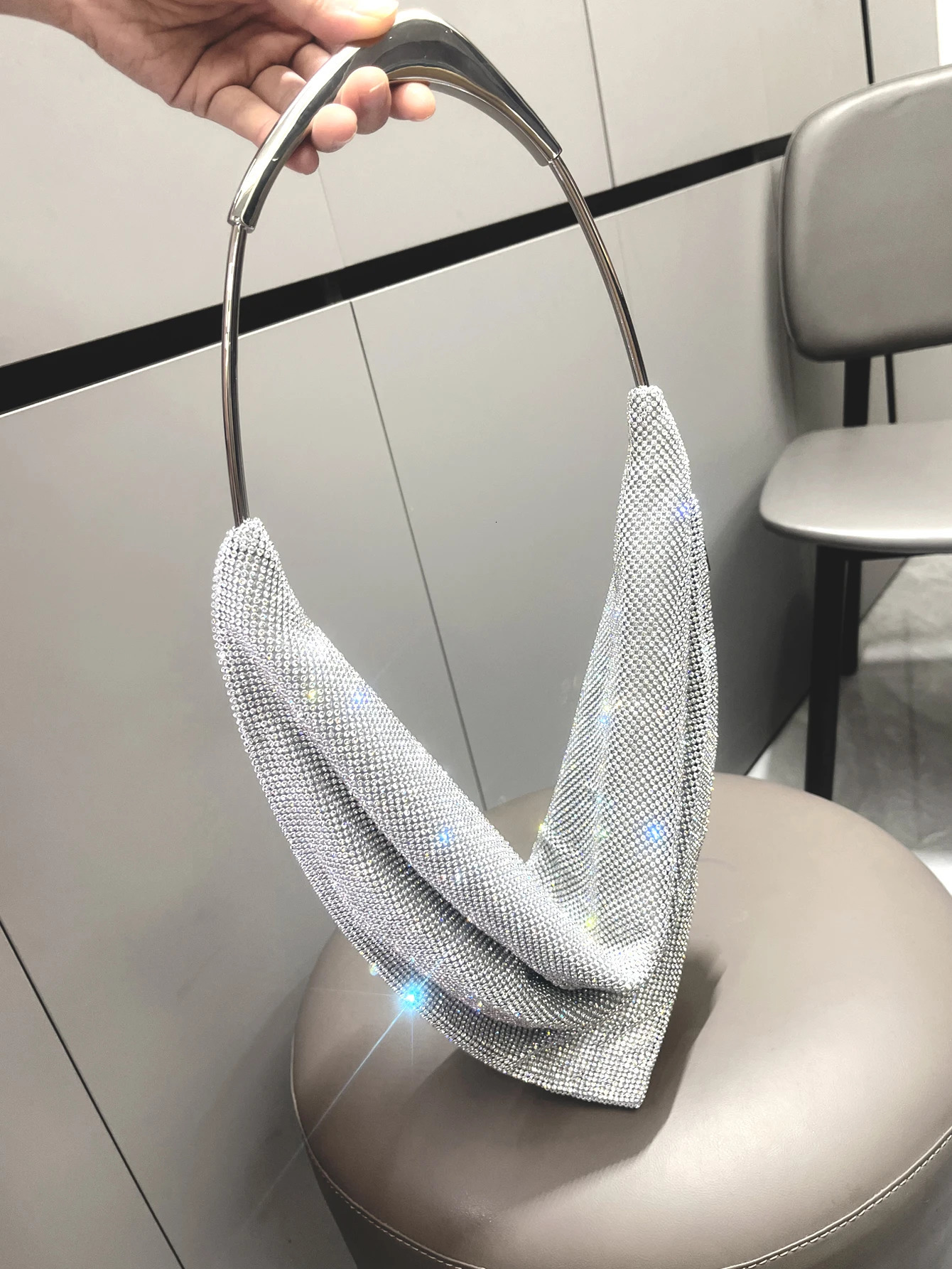 Shining s Evening Clutch Bag for Parties Handmade Purses and handbag 250528