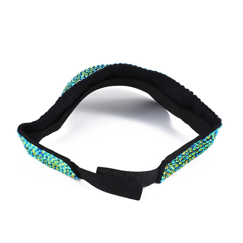 Women Rhinestone Hollow Top Hat Casual Sun Visor Summer Spring Fashion Versatile Diamond-embedded Personalized Baseball Cap 250603