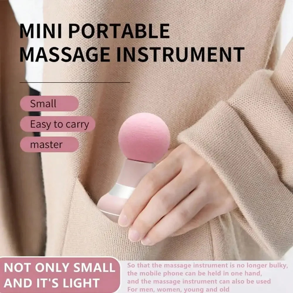 Mini Smart Rechargeable Muscle Massage Gun Full Body Relaxation And Recovery Device Portable Fascia Release Massager 250605