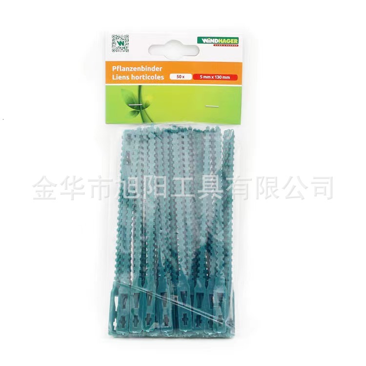 Fishbone PP Plastic Binding Vine Climbing Seedling Plant Wire Fixing Green Tie