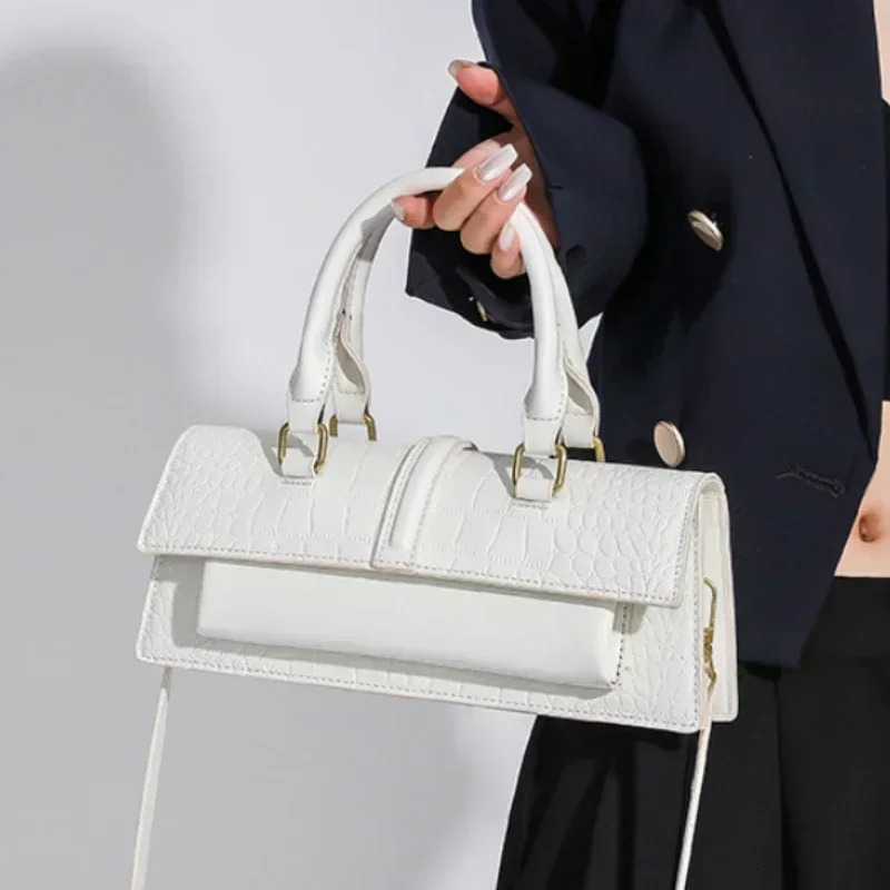 Fashion Ladies Shoulder Bag Purses and Handbags High Quality PU Stone Pattern Crossbody Bag for Women Armpit Clutch Bag 250605