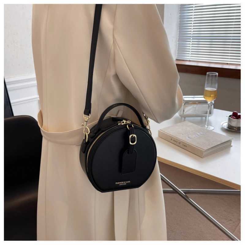 2025 new texture fashion crossbody small round bag for women this year popular retro handbag exquisite waterproof shoulder bags M250606