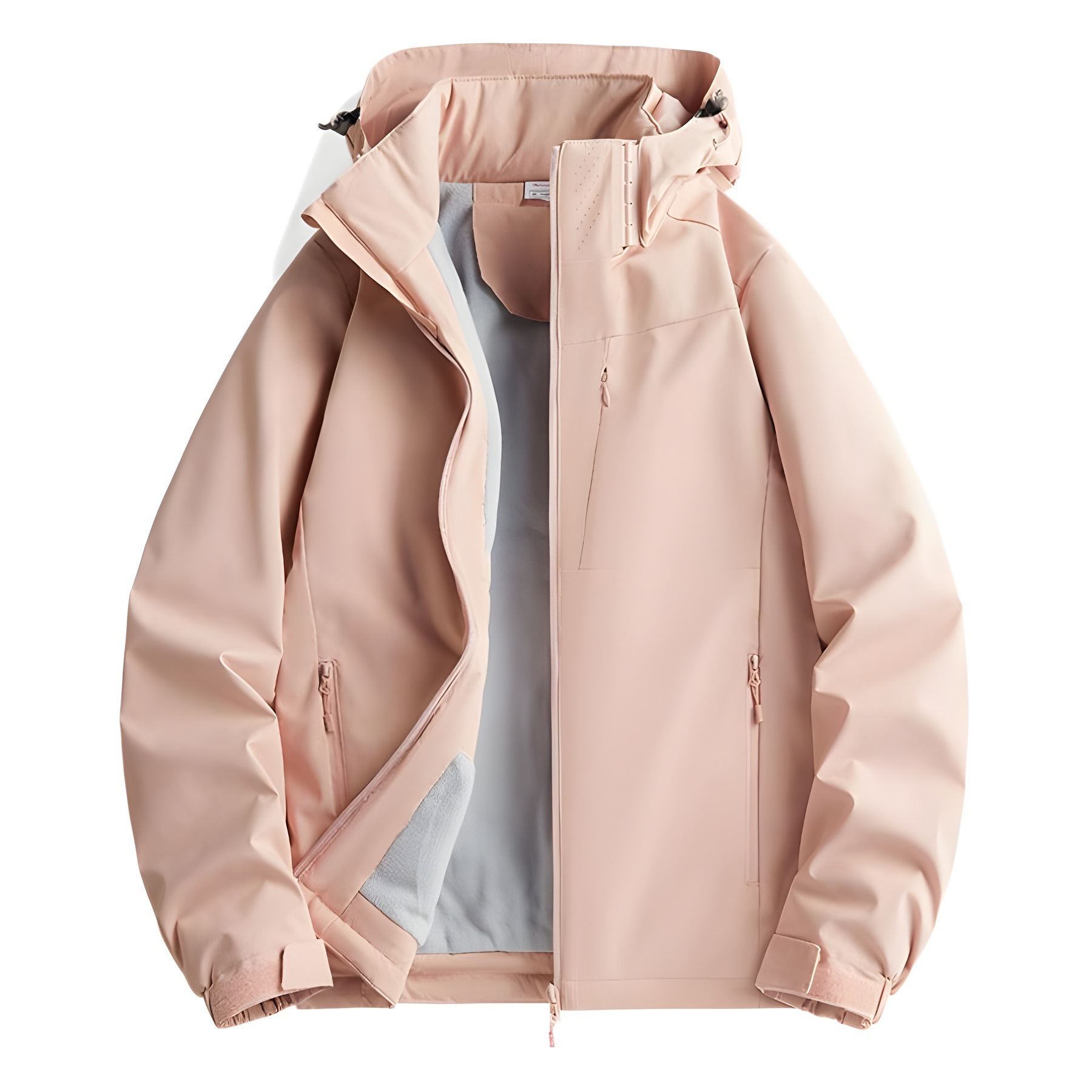 Ddmyoutdoor Autumn And Winter New Outdoor Couple One Piece Men s Windbreaker With Fleece Windproof Jacket Women s Mountaineering Jacket Jackets