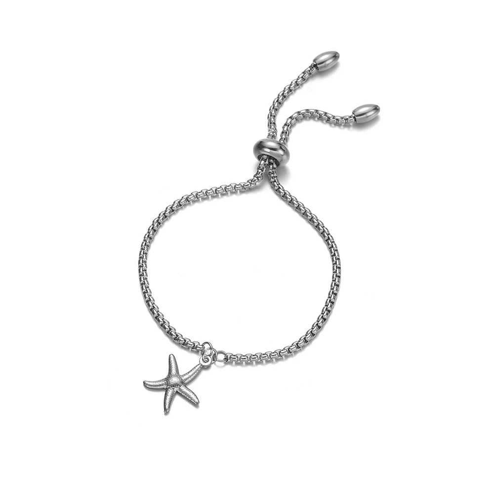 3pcs Stainless Steel Adjustable Boho Bracelets Chains Connectors for DIY Womens Pendant Bracelet Jewelry Gifts Crafts Making W250606