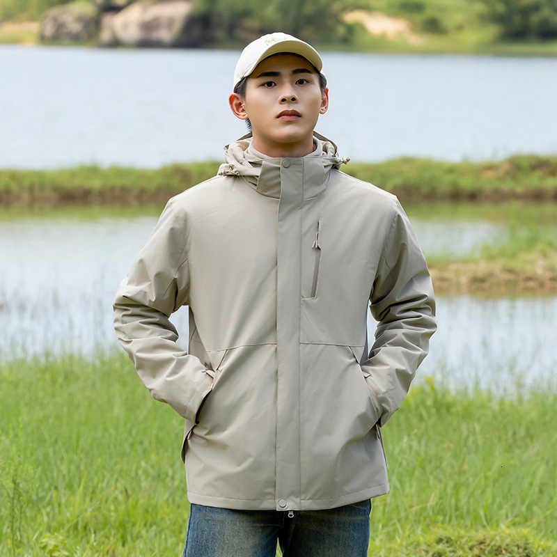 Ddmyoutdoor Autumn Winter Three In One Assault Jacket Thick Warm Solid Color Detachable Inner Liner Men S And Women S Outdoor Versatile Jacket Jackets