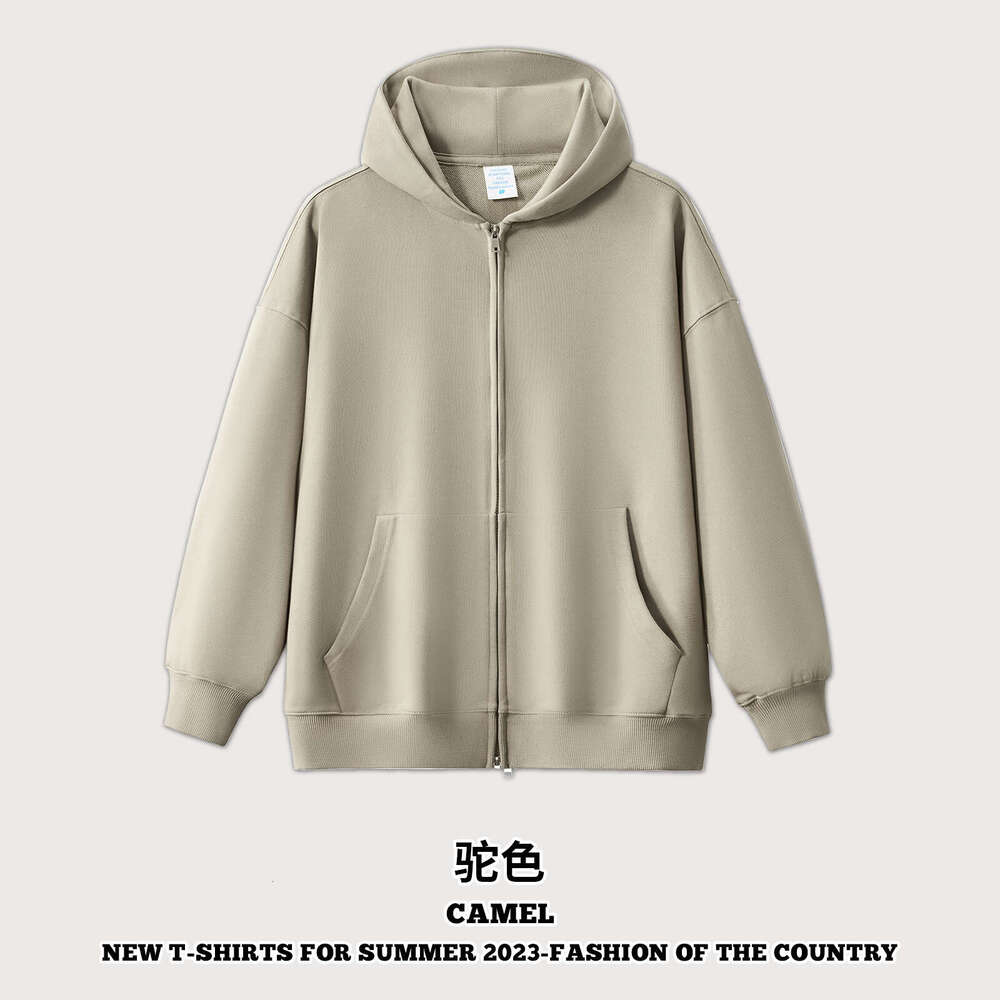 Rs Men's Fashion|Autumn Winter New 400G Terry Sweatshirt Dopamine Series Solid Color Fog Unisex Set B5