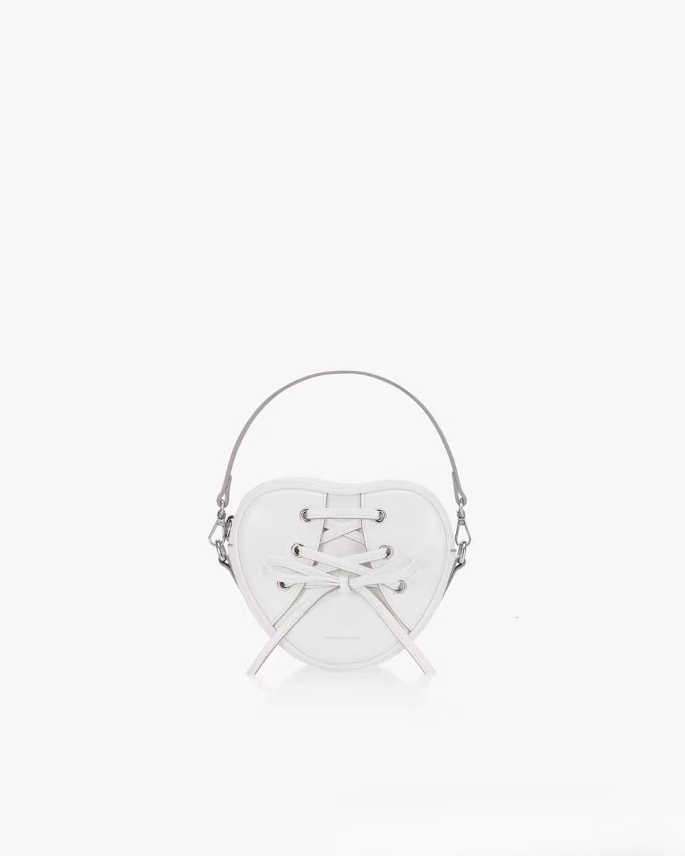 New Korean style light luxury heart-shaped small bag elegant ballet handbag shoulder bag designer women's fashionable shoulder bag