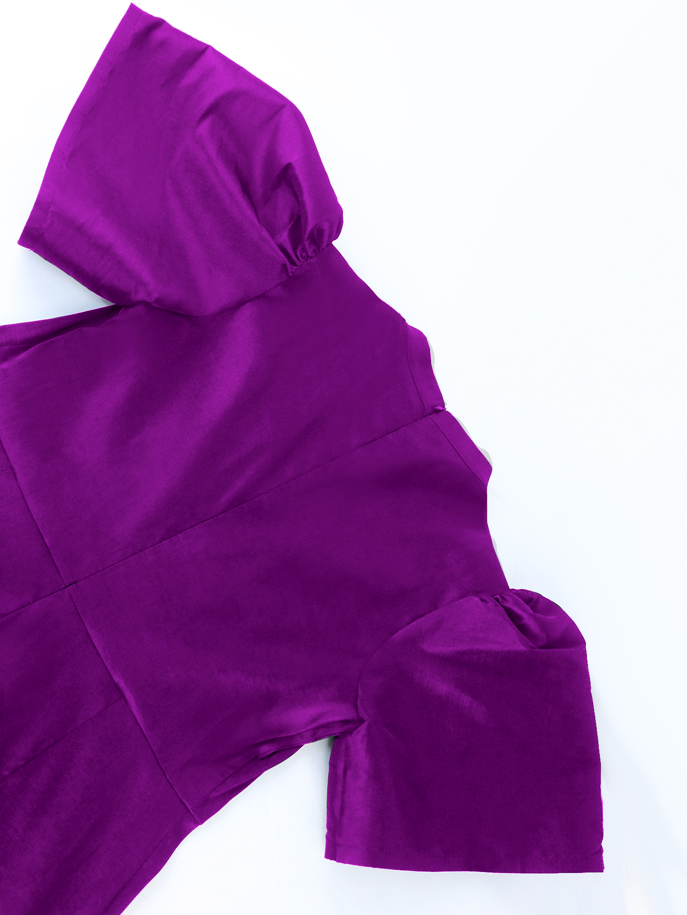 Black Purple Long Dress For Woman Elegant Sheath Short Puff Sleeves Lace Patchwork Sexy High Slit Formal Party Wedding Plus Size Gowns