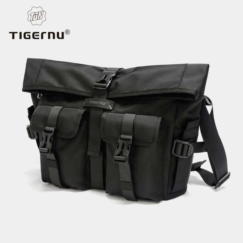 Tigernu 2025 Fashion Messenger Steeet Shoulder For 13.3Inch Laptop Daily Commuting Crossbody Bag Outsoor Cycling