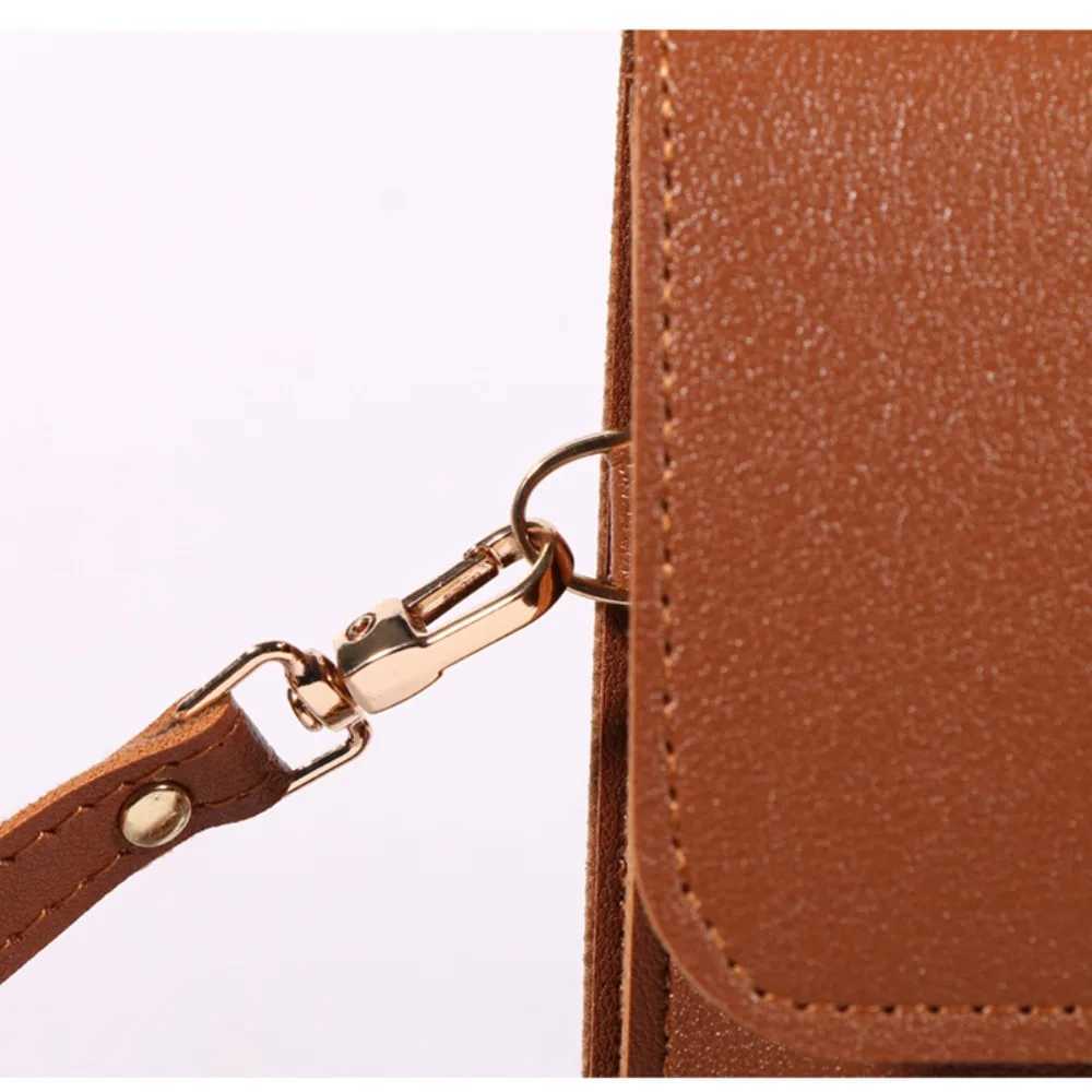 Single Shoulder Bag Crossbody Bag Messenger Bag Touch Screen Cell Phone Pocket Bag Mobile Phone Bag Card Holder Female Handbag M250606