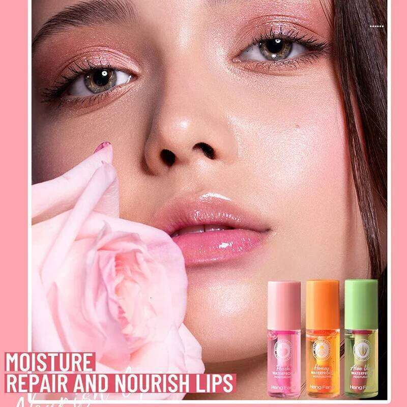 Mini Hydrating Temperature Sensing Balm Moisturizing Color Changing Oil Peach Aloe Vera Brighten Repair Lips Lip Pomade free shipping