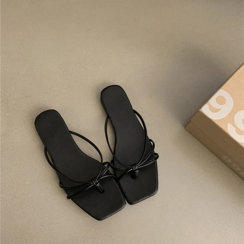 Shoes Woman Slippers Casual Pantofle Rubber Flip Flops Low Summer Flat Hawaiian Rome Scandals Fashion PU Silk Fa 250605