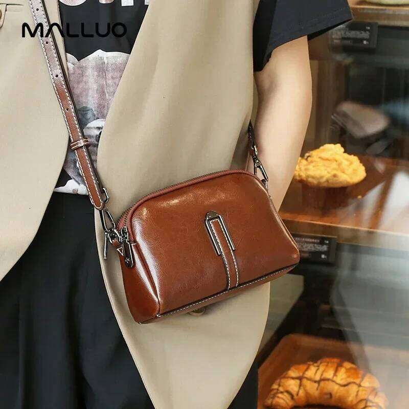 Designer Bags 2025 Women Cow Real Leather Small Crossbody Bags Ladies Cowhide Fashion Designer Shoulder Bag Female Phone Handbags Purse Messenger Luxu
