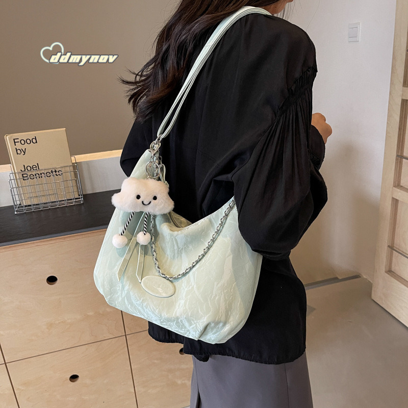 Casual Student Soft Large Capacity for Women 2025 New Summer Commuter Fashion Single Shoulder Crossbody Bag ddmynov