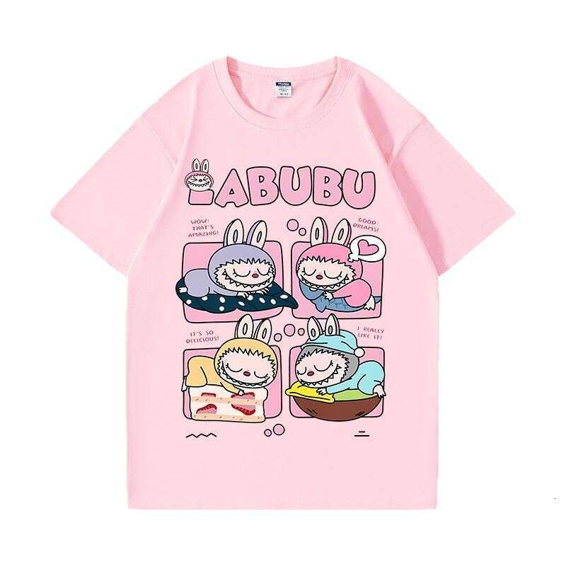 2025 new model labubu fashion T-shirt, for both men and women, comfortable and breathable, the top choice for summer