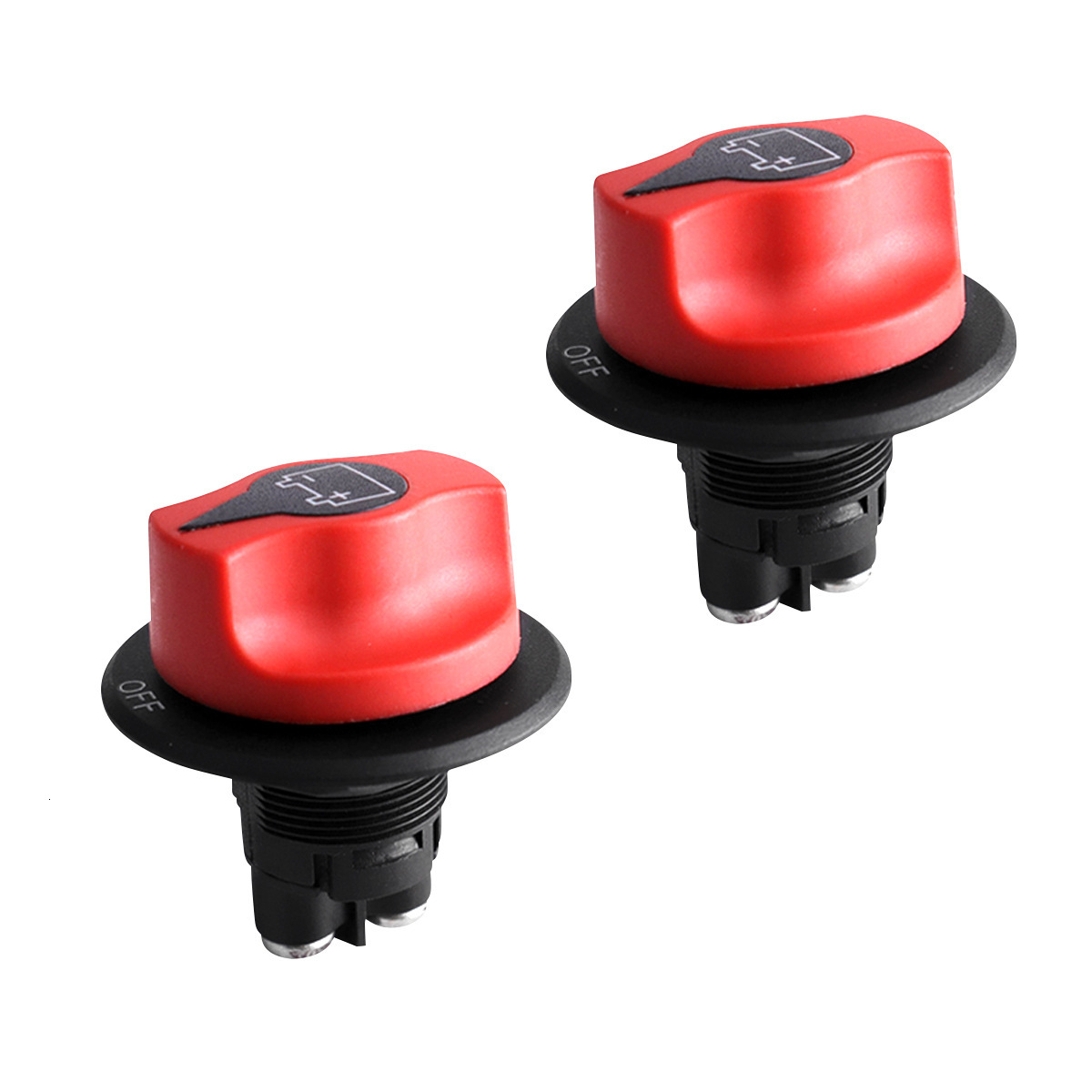 Car Battery Disconnect Two-Pack Yacht DC Push Button Insulated Waterproof Main Power Switch