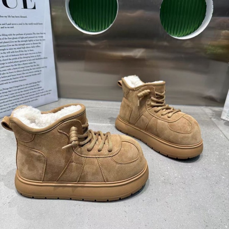 2025 free shipping new designer shoes women's snow boots autumn and winter shoes warm fur boots