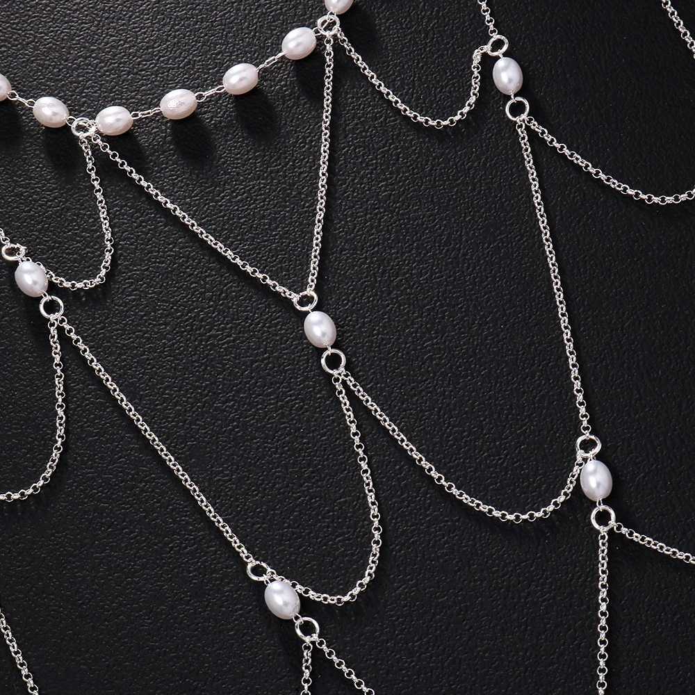 High-end Mesh Tassel Pearl Headband Hair Accessories High-end Bohemian Jewelry Headdress Dinner Accessories for Women Z250605