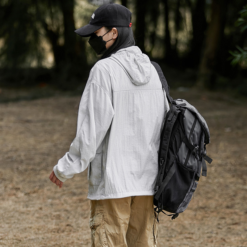 Ddmyoutdoor Outdoor Mountain Sports UPF Sun Men Summer Thin UV Resistant Breathable Ice Silk Sun Protection Clothing For Women Jogging Suit