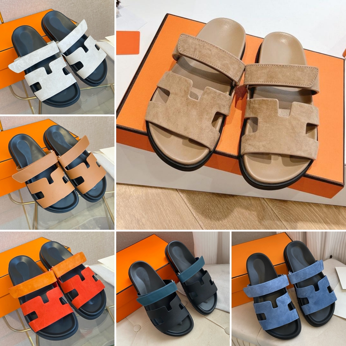 designer sandals slides sandals famous designer women slippers men h leather flat beach daily wear casual outdoor casual shoes luxury summer top quality slides