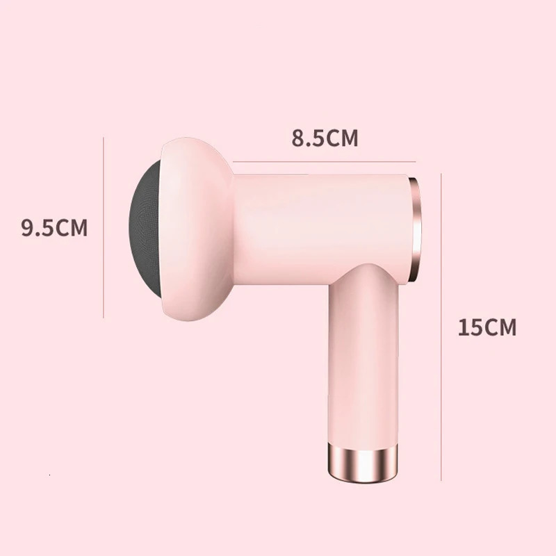 Massage Gun Wireless Charging Fat Pushing Machine Handheld Portable Massage Stick Neck Waist Shoulder Kneading Pink White 250605