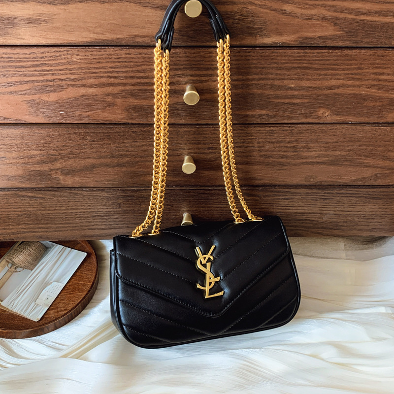 Designer bag free shipping 2025 new fashionable temperament light luxury high-end texture single shoulder crossbody bag for womens