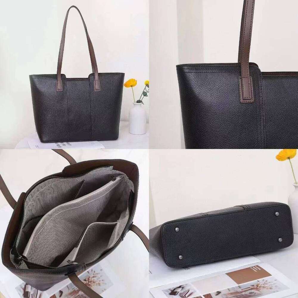 Lady Large Capacity Tote Women Fashion Versatile Single Shoulder Commuter Handbag Female Genuine Leather Underarm Bags 2025/06/06
