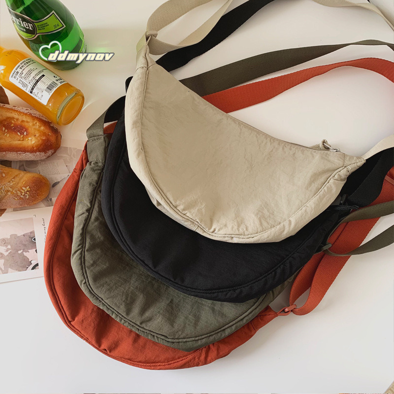 U Home Same Style 2023 Summer Crossbody for Women Trendy Dumpling Nylon Lightweight Small Versatile Single Shoulder Bag ddmynov