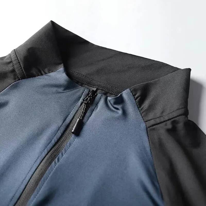 Ddmyoutdoor Mens Fiess Training Tshirts Tops Gym Workout Compression Sweatshirt For Running Football Jersey High Collar Sportswear Jogging Suit