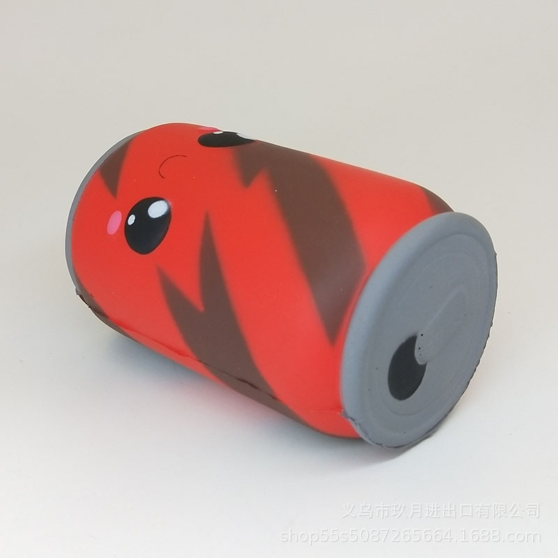 Hot slow rebound squishy cola novelty toys toddler teaching aids play house decorative ornaments children's toys