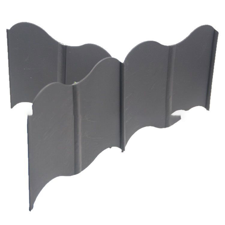 New Plastic Fence Small Palisade Practical Garden Villa Courtyard Black Insert Retaining Wall Outdoor