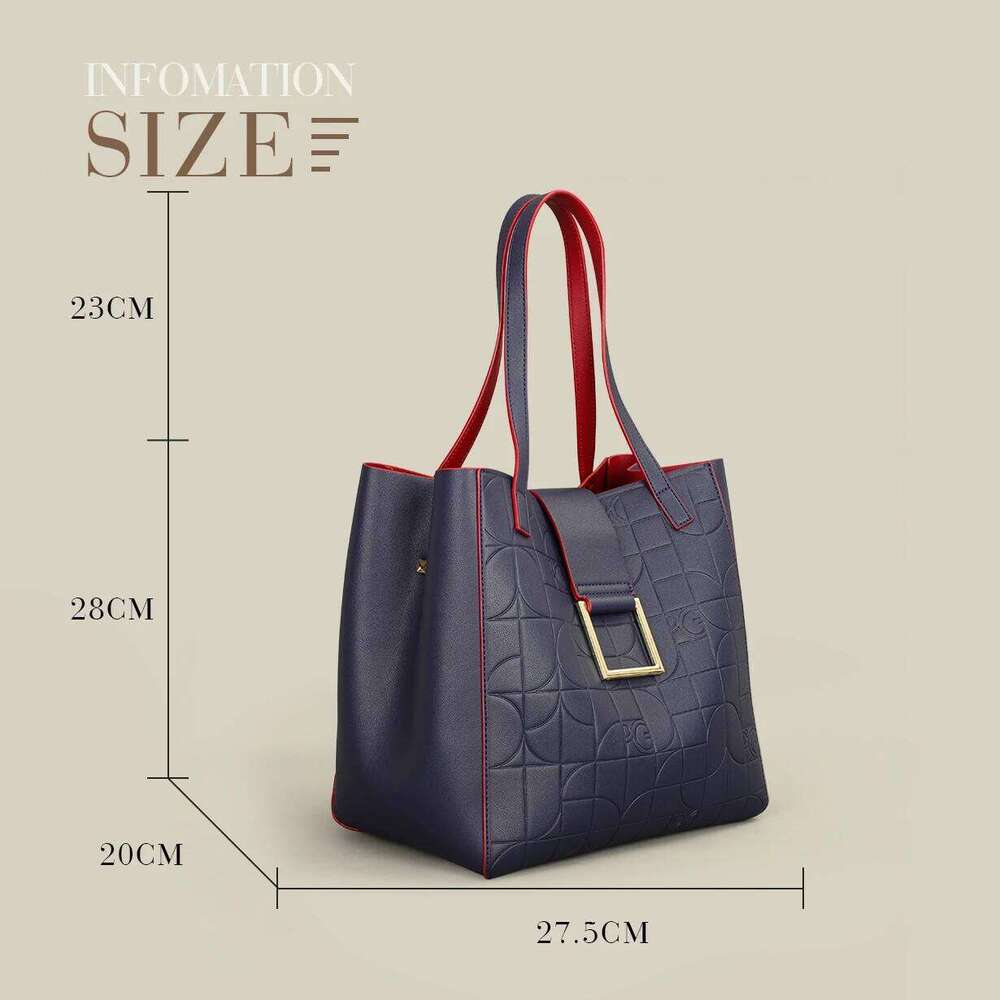 PG Lady Light High-End Design Large Capacity 2025 New Fashion PU Artificial Eco-Friendly Leather Single Shoulder Bag 2025/06/06
