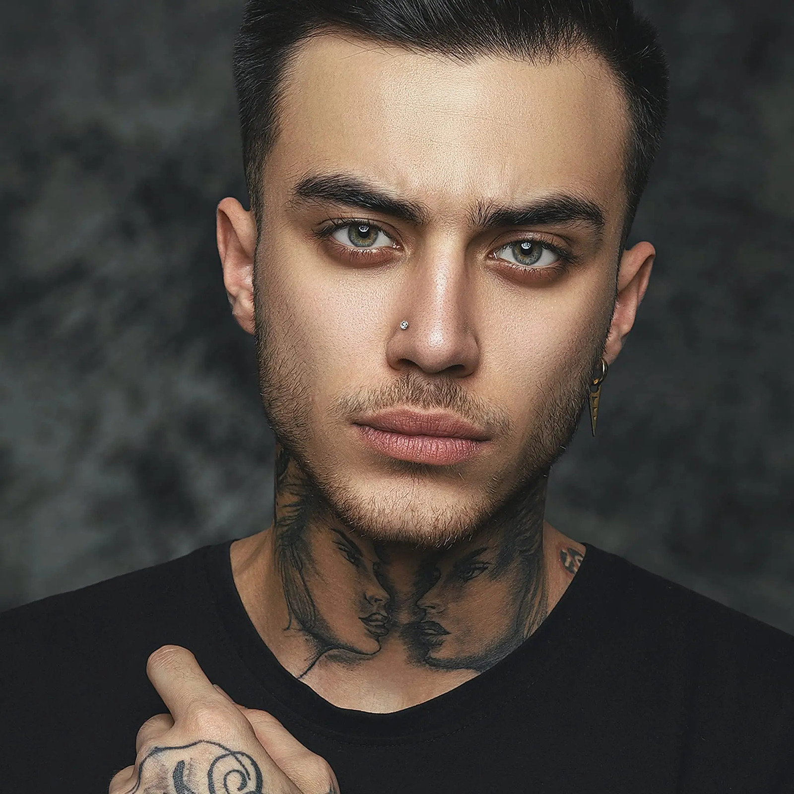 Drperfect 60pcs Stainless Steel Nose Studs Rings Piercing Pin Nostril Body Jewelry for Woman Men 20G-22G 1.5mm 2mm 2.5mm 250605