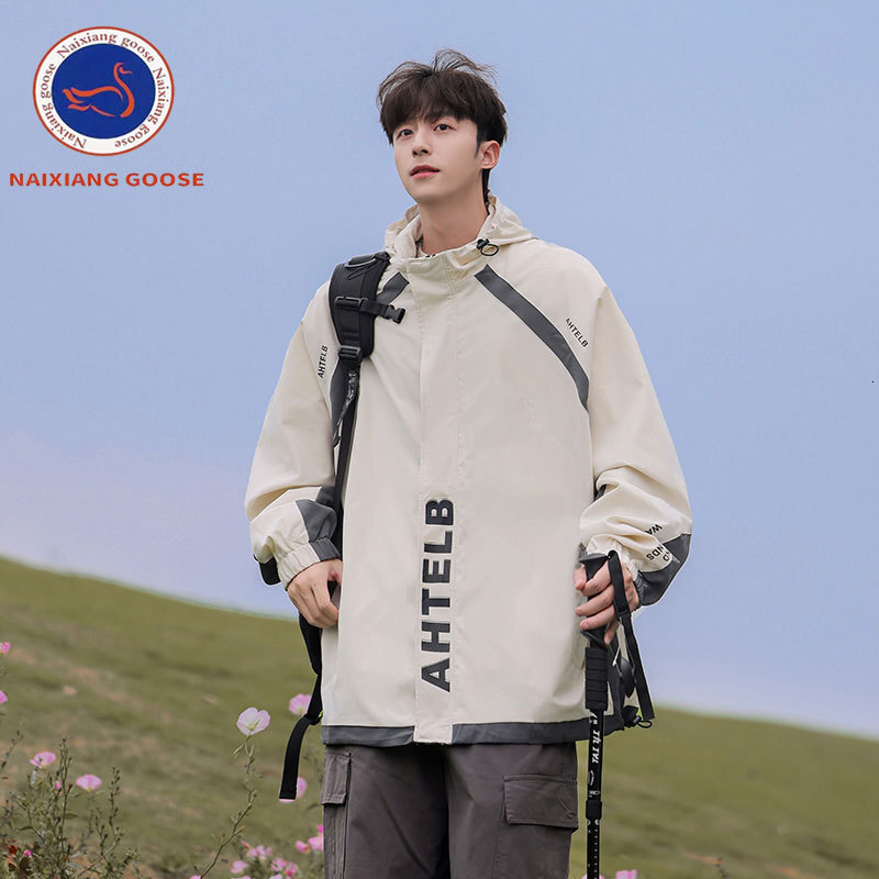 Ddmyoutdoor New Unisex Autumn Winter Outdoor Assault Suit Hooded Contrasting Splicing Casual Jacket Jogging Suit