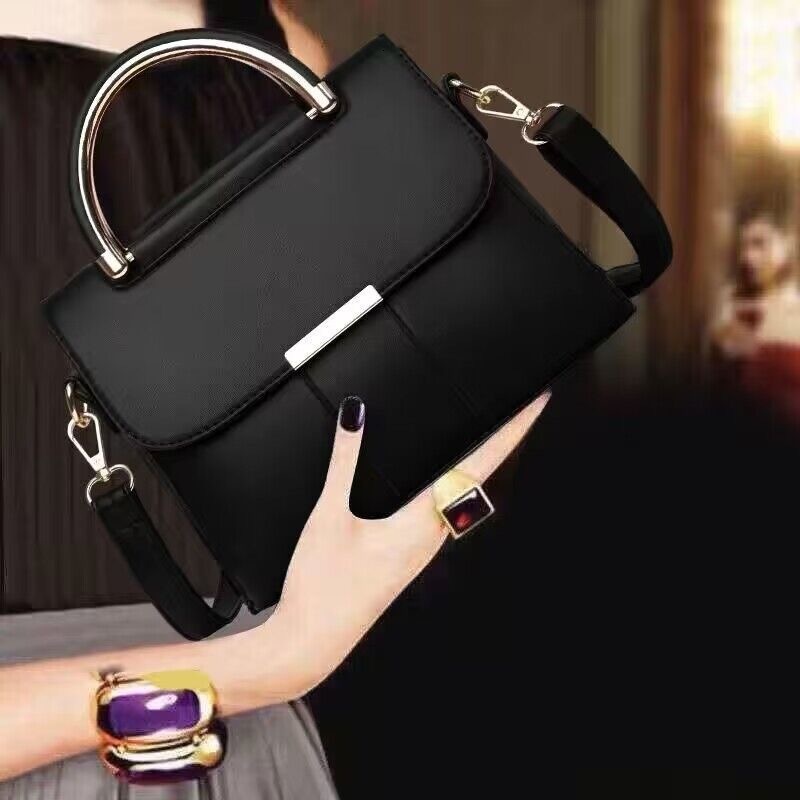 Top High New Style Leather Bag for Women New Versatile Crossbody Shoulder Bag Solid Color Fashion Handbag Simple Large Capacity Trendy New Free Delive